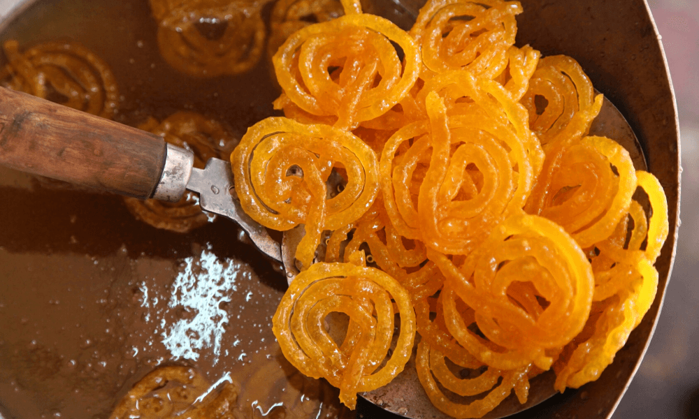 jalebi in the plate